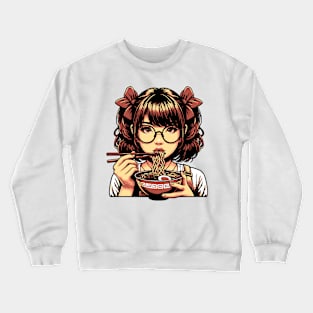 Ramen Japanese Girl Crewneck Sweatshirt